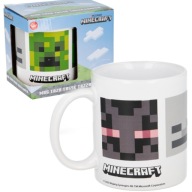 CERAMICZNY KUBEK MINECRAFT 325ML CREEPER BOX SET 4 OBLICZA 4 TWARZE