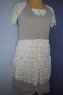 CLE PIĘKNA SUKIENKA Z KORONKĄ LETNIA BAWEŁNIANA_44