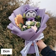 HELLO KITTY SZTUCZNE KWIATY BUKIET PREZENT NA WALENTYNKI 35 cm