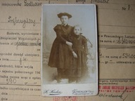 Strzelin / Strehlen Schles. - stare zdjęcie CDV / Ida Stiller , E. Dudnik