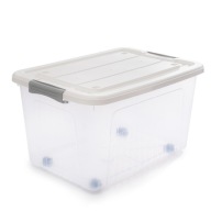 Pojemnik Plastikowy Pudło Organizer Na Zabawki Klocki Z Pokrywą 50L MOCNY