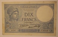 FRANCJA 10 FRANKÓW 1932 - DIX FRANCS 1932 FRANCE, RZADKOŚĆ, UNIKAT