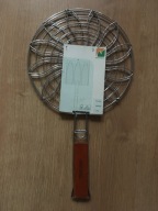 RUSZT / PODWÓJNY / OKRĄGŁY / NATERIAL / ŚREDNICA 30 CM / DO SMAŻENIA RYB