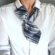 Krawat damski ozdobny do koszuli