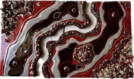 Obraz Geoda z żywicy dwuczęściowy 51x30 cm WYPRZEDAŻ