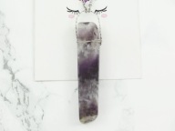 wisiorek AMETYST kamień minerał vintage boho MN33