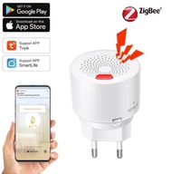 Czujnik gazu DEGAZIGBEE01 alarm dźwiękowy, alarm świetlny, łączność z wifi