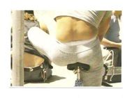 Pocztówka - John i jego siodełko rowerowe ...