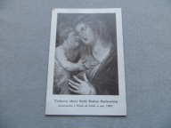 MYŚLENICE CUDOWNY OBRAZ MATKA BOSKA MYŚLENICKA 1939 ŚWIĘTY OBRAZEK przedw.