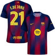 Koszulka Frenkiego De Jonga FC Barcelona OKAZJA! 25/26 r.S