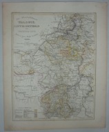 Waldeck,Lippe=Detmold i Schaenburg= Lippe Księstwa:1850 rok