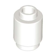 LEGO Brick Round Okrągły 1x1 Biały 3062b 12szt New