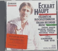 Eckart Haupt Italian Recorder Music CD