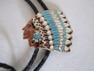 KRAWAT BOLO INDIANIN SKÓRA STYL COUNTRY