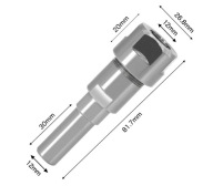 Przedłużka frezu wrzeciona frezarki 12mm x 12mm