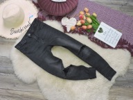 Destination - jeansy rurki jeans , dziury r 146