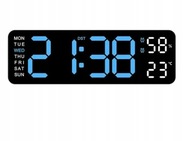 ZEGAREK CYFROWY LED BUDZIK GODZINA TEMPERATURA TIMER STOŁOWY