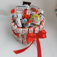 Okrągły Box Kinder 14 cm PREZENT DZIEŃ DZIECKA KOMUNIA URODZINY UPOMINEK