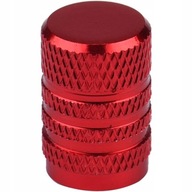 Nakrętki na wentyle, uniwersalne, czerwone