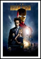 A2 PLAKAT FILMOWY FILM IRON MAN, I AM IRON MAN, ROBERT DOWNEY JR (2008)
