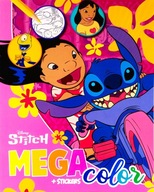 KOLOROWANKA KLASYCZNA XXL STITCH DISNEY + NAKLEJKI
