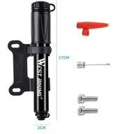 KOMPAKTOWA POMPKA ROWEROWA MINI RĘCZNA Z UCHWYTEM ALUMINIOWA 7 BAR NA RAMĘ