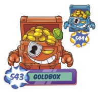 SUPER ZINGS seria 7 544 Goldbox niebieski