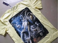 Koszulka GHOST RIDER żółta goth XL j. Spiral nowa