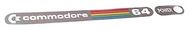 Sticker znaczek Commodore C64 G folia laminat