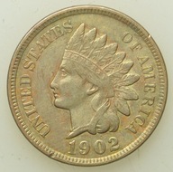 USA - 1 cent 1902 - Indian Head #9