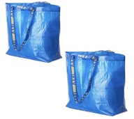 IKEA FRAKTA 36 l torba zakupowa niebieska 2 szt