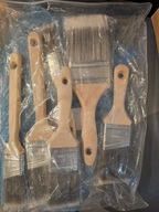 PĘDZLE DO MALOWANIA ŚCIAN MEBLI OGRODZENIA 6SZT