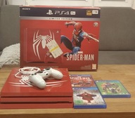 Konsola Sony PlayStation 4 pro 1 TB czerwony (edycja limitowana SPIDER-MAN)