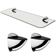 40x10 półka szklana pod lustro PÓŁKI SZKLANE 40 do łazienki + INNE WYMIARY