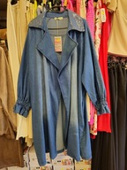 Płaszczyk Jeans Oversize, cieniutki Italy Snoopy !!!