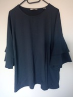Essentials bluzka damska granatowa plus size r 48/50