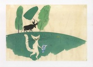 JÓZEF WILKOŃ Ilustracja KOT Bechlerowa reprodukcja BESTIARIUM WILKONIA