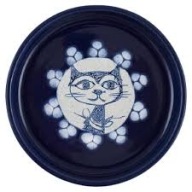 BJORN WIINBLAD PATERA CAT MID CENTURY VINTAGE ANTYK BLAA FABRIK 1963 UNIKAT