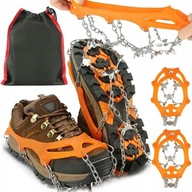 MOCNE RACZKI 38-45 NAKŁADKI NA BUTY KOLCE ŁAŃCUCHY ANTYPOŚLIZG W GÓRY PRO