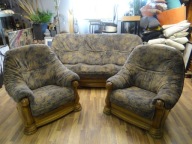 Zestaw dąb 3 + 1 + 1 - RUSTYKALNY -