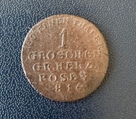 Wielkie Księstwo Poznańskie-1 grosz, 1816 B