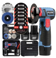 Szlifierka kątowa akumulatorowa DO CIĘCIA SZLIFOWANIA 2x AKU 9X TARCZ