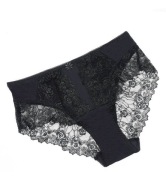 Majtki Lanny Mode Czarny haft 51577 2XL