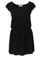 TUNIKA sukienka mini BONPRIX czarna 32/34