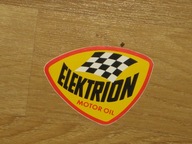 ELEKTRION MOTOR OIL naklejka z PRL