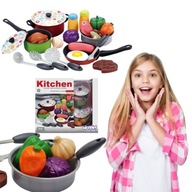 ZESTAW XXL KUCHARZA AKCESORIA PRZYBORY KUCHENNE GARNKI 22 el. WOOPIE