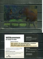 K16599) Karta reklamowa: Kung Fu Klub