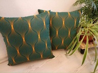 PODUSZKI DEKORACYJNE ZESTAW 2szt BAWEŁNA 100%