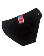 Majtki damskie bawełniane Figi koronka L czarny