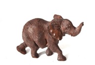 Figurka słoń z żelaznego drewna